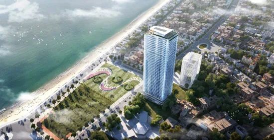“Biệt thự trên không” King và Queen tọa lạc tại tòa tháp cao nhất miền Trung.