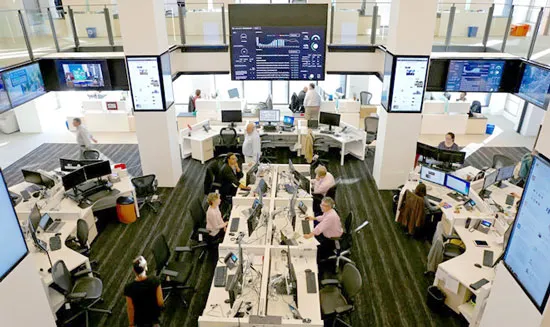 Bên trong tòa soạn tờ The Washington Post.