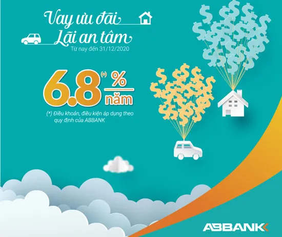 ABBANK tiếp tục giảm lãi suất gói vay cá nhân xuống từ 6,8%/năm