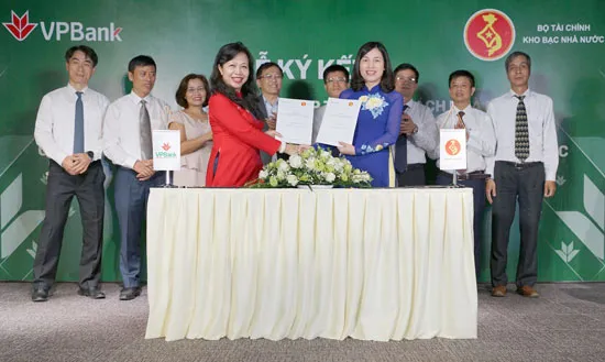 VPBank ký kết thỏa thuận hợp tác với Kho bạc Nhà nước.