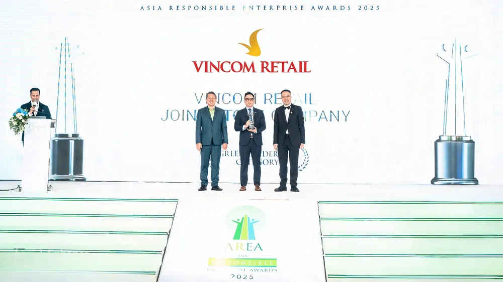 Vincom Retail top 50 công ty niêm yết tốt nhất Việt Nam và lãnh đạo xanh châu Á