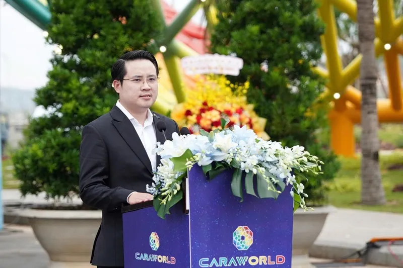 Ông Nguyễn Tuấn Anh - Phó Tổng Giám đốc KN Cam Ranh phát biểu tại buổi lễ khánh thành Congchao13.jpg
