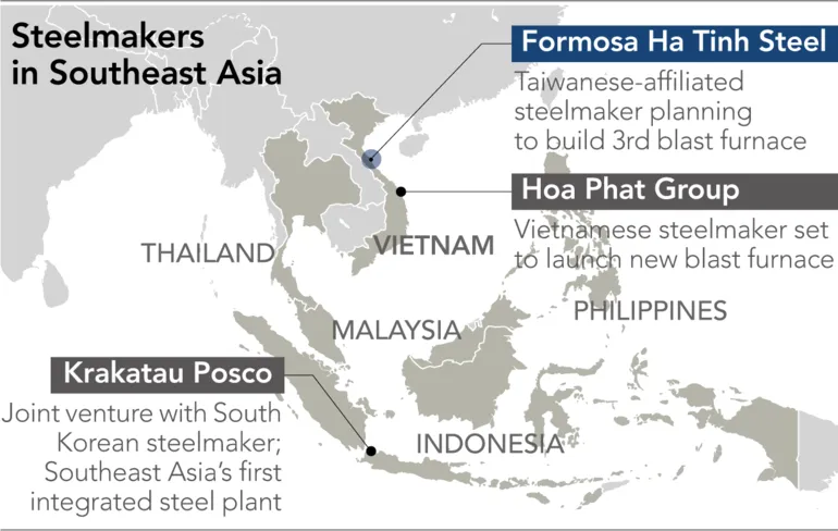 Vietnam shivers as China's steel capacity glut returns ảnh 1 Vietnam shivers as China's steel capacity glut returns ảnh 1