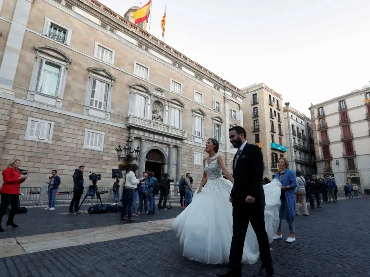 Reuters/YVES HERMAN 24. Spain: 15.0% of children with parents in the bottom half ended up in the top quarter.