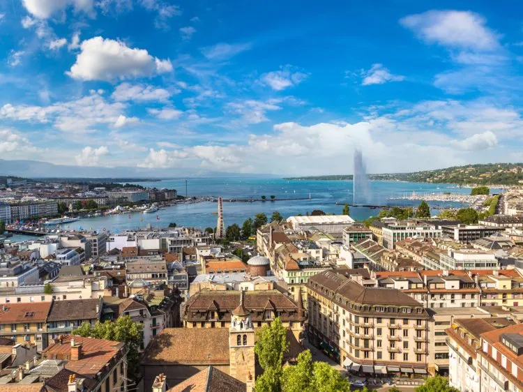 Geneva, Switzerland 25. Switzerland: 14.9% of children with parents in the bottom half ended up in the top quarter.