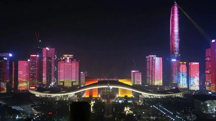 China is positioning Shenzhen as a new economic and investment center that will compete with Hong Kong. © Reuters