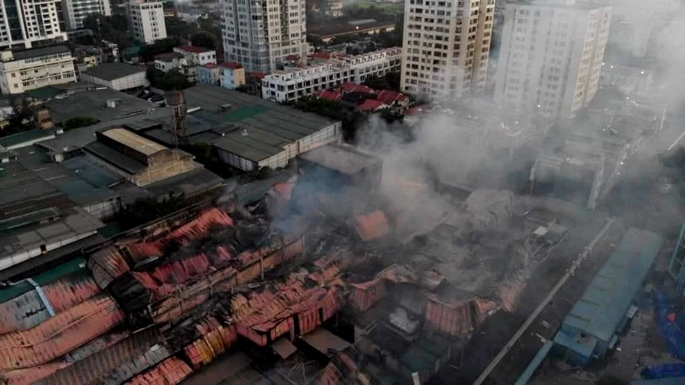 Rang Dong after the recent fire.