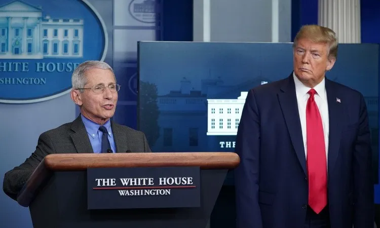 trump bác tin đồn sa thải chuyên gia chống covid-19 hàng đầu của mỹ hình 1 trump bac tin don sa thai chuyen gia chong covid-19 hang dau cua my hinh 1
