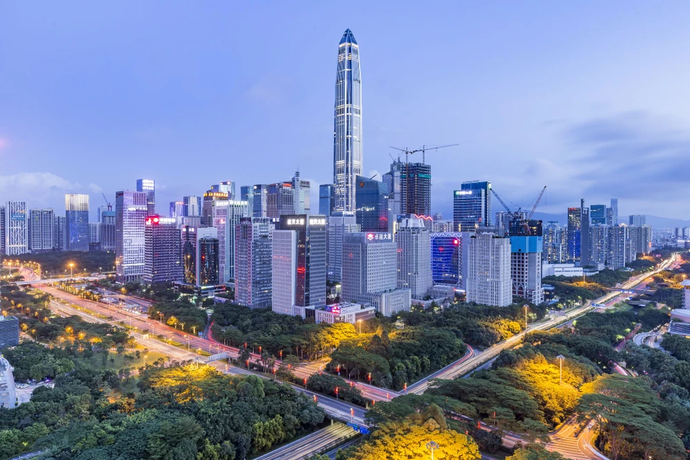  Thành phố Thâm Quyến, Trung Quốc Ảnh: LIAO XUN / Getty Images