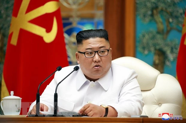 Nhà lãnh đạo Triều Tiên Kim Jong-un. (Ảnh: Yonhap/TTXVN)