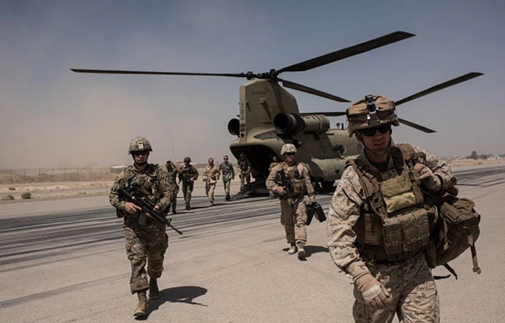 Binh sỹ Mỹ đồn trú tại Afghanistan. (Nguồn: Getty Images)