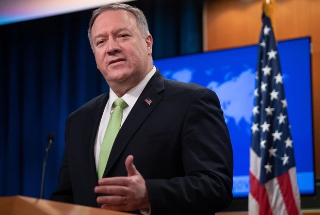 Ngoại trưởng Mỹ Mike Pompeo. Ảnh Getty Images. 