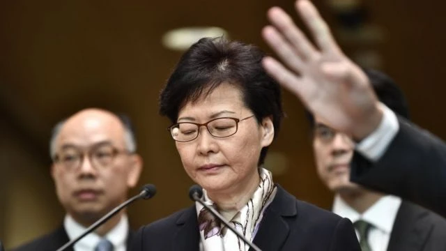 Đặc khu trưởng Hồng Kông Carrie Lam.