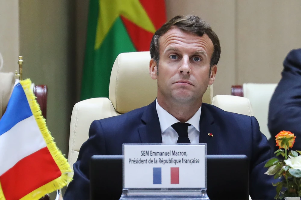 Tổng thống Pháp Emmanuel Macron.