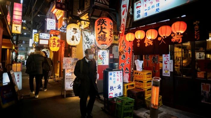 A street in Tokyo. Underlying the tension between Japan and South Korea is a dispute over forced labour during the second world war © Hiro Komae/AP