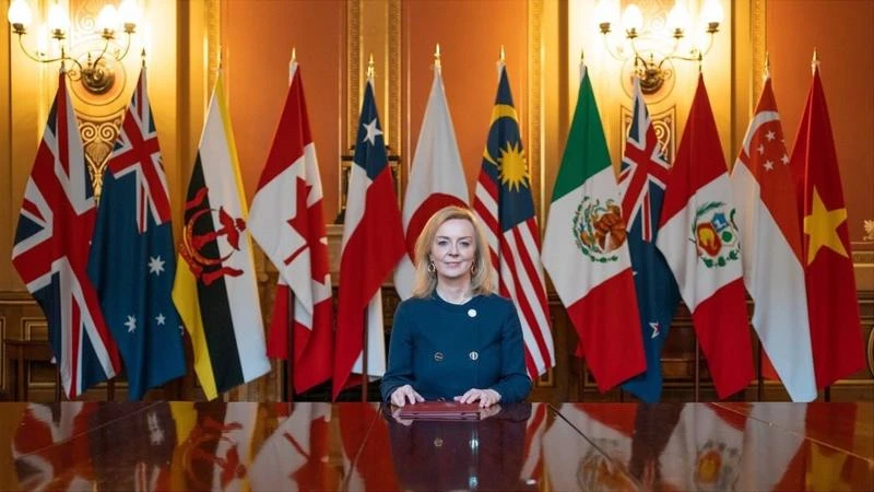 Bộ trưởng Thương mại Quốc tế của Anh Liz Truss - Ảnh: BBC