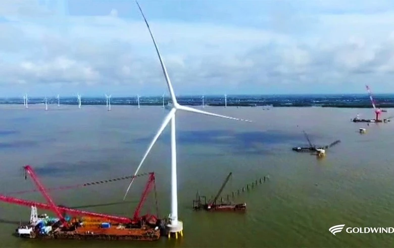 Goldwind offshore turbine, Vietnam. Image by Goldwind.