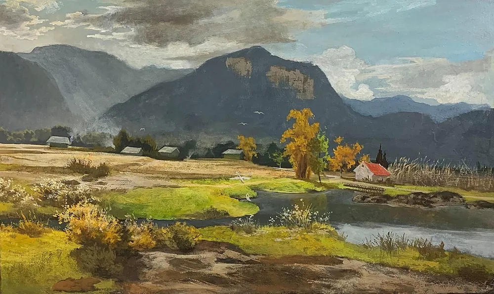 "Chieu Thang 10" (October Afternoon) by Dinh Ngoc Son. Its lowest price is VND10 million, and Son donates 100 percent of the price to Covid-10 frontline workers. Chieu Thang 10 (October Afternoon) by Dinh Ngoc Son. Its lowest price is VND10 million, and Son donates 100 percent of the price to Covid-10 frontline workers.