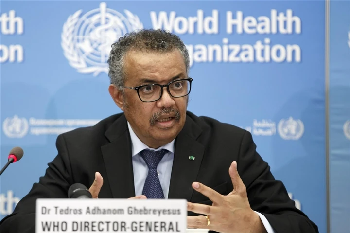 Tổng giám đốc WHO Tedros Adhanom Ghebreyesus. (Ảnh: AP)