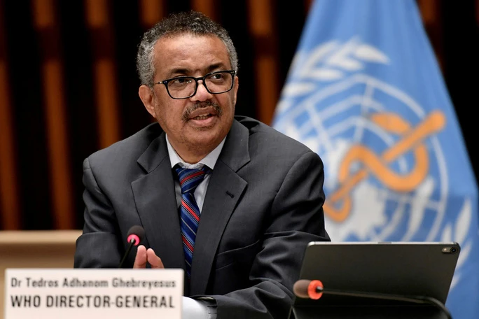 Tổng Giám đốc Tổ chức Y tế Thế giới (WHO) Tedros Adhanom Ghebreyesus. @Reuters