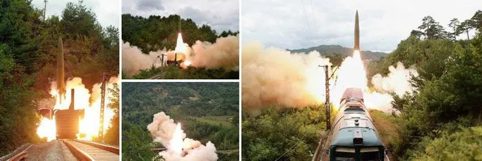 Triều Tiên tuyên bố thử thành công tên lửa đạn đạo phóng từ tàu hỏa ảnh 1 Triều Tiên tuyên bố thử thành công tên lửa đạn đạo phóng từ tàu hỏa ảnh 1