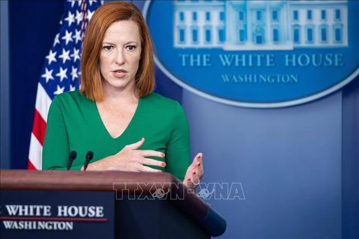 Thư ký báo chí Nhà Trắng Jen Psaki. Ảnh: AFP/TTXVN