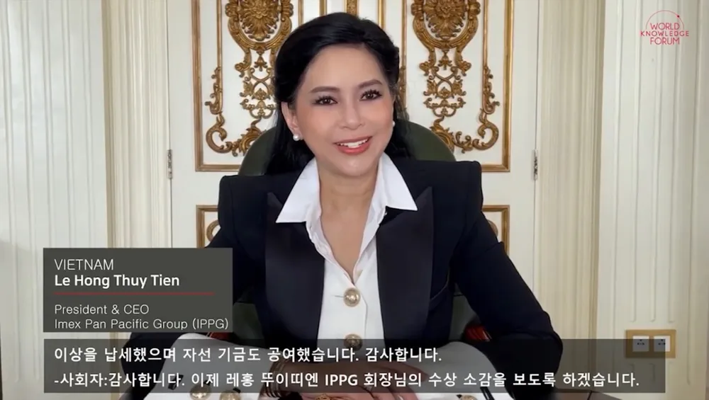Le Hong Thuy Tien, CEO of the Imex Pan Pacific Group (IPPG). Photo by IPPG. polyad