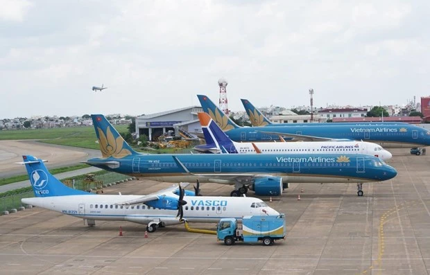 Aircraft of Vietnamese airlines (Photo: VNA)