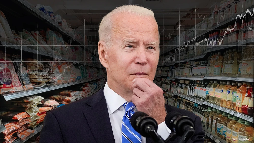 Stuart Varney cho rằng Tổng thống Biden không có câu trả lời cho vấn đề lạm phát. Ảnh: Getty Images.