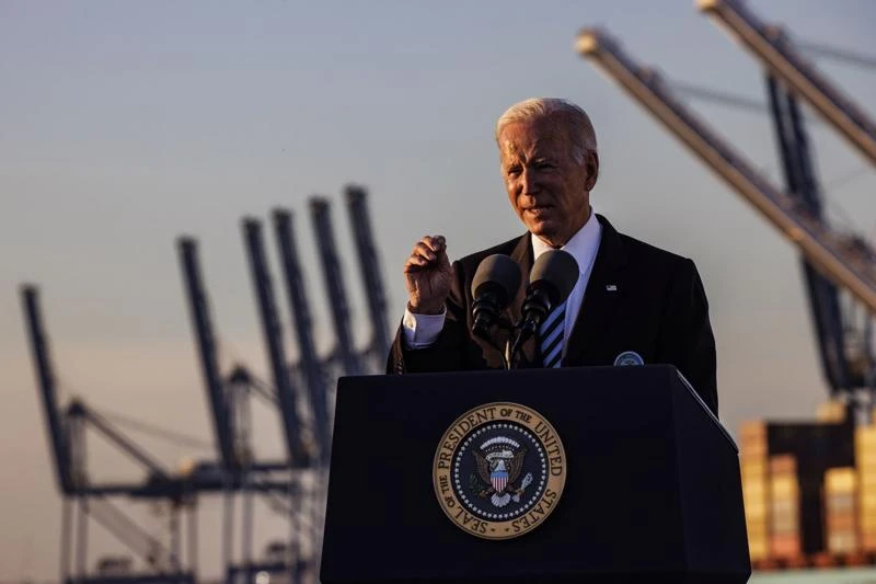 Tổng thống Mỹ Joe Biden - Ảnh: Bloomberg.