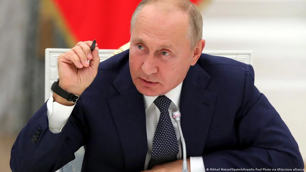 Tổng thống Vladimir Putin. Ảnh: DW.