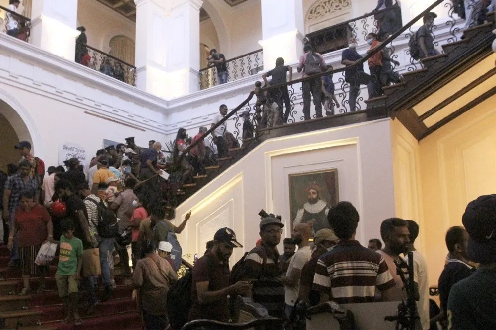 biểu tình sri lanka ảnh 5 bieu tinh sri lanka anh 5