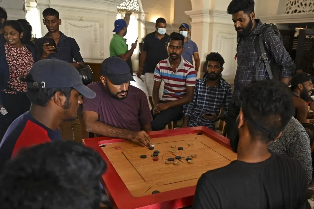 biểu tình sri lanka ảnh 4 bieu tinh sri lanka anh 4