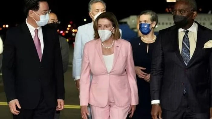 Chủ tịch Hạ viện Mỹ Nancy Pelosi (giữa). (Nguồn: dpa)