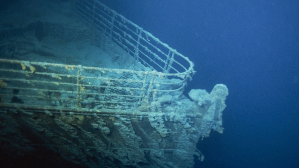 Xác tàu Titanic, nơi tàu lặn Tintan chở người tham quan.