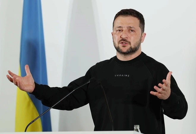 Tổng thống Ukraine Volodymyr Zelenskyy.