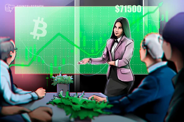 Bitcoin có thể cán mốc 71.500 USD khi OI tăng 13%