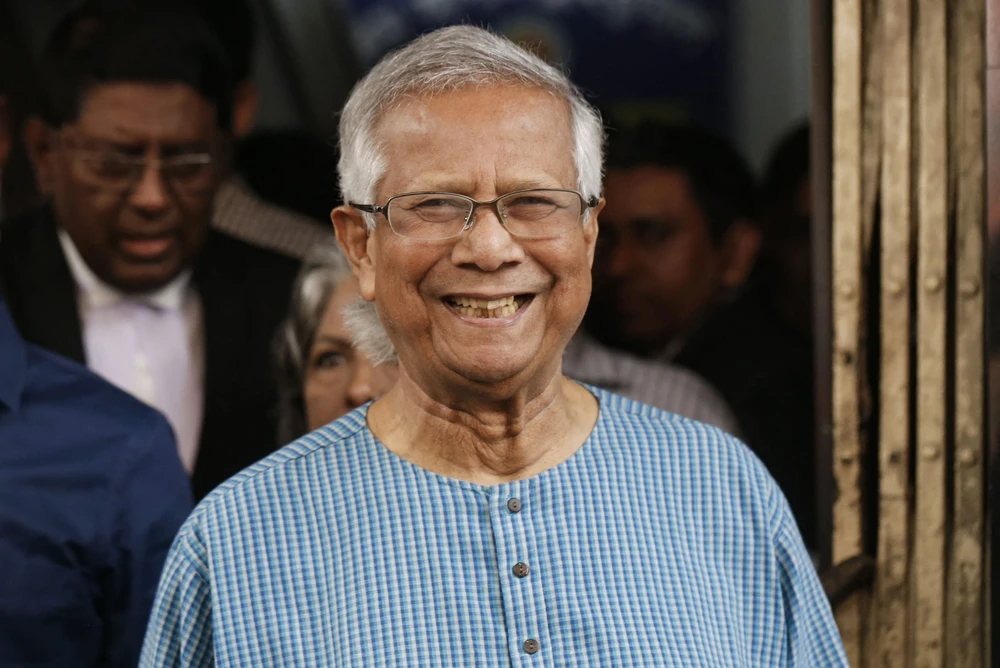 Ông Muhammad Yunus tại Dhaka hồi tháng 3. @AFP