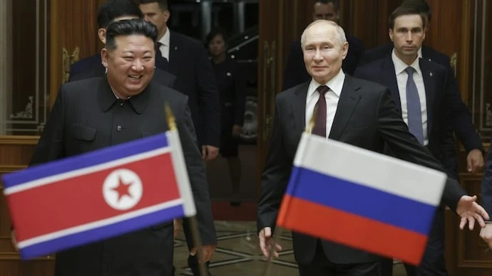 Tổng thống Nga Vladimir Putin và nhà lãnh đạo Triều Tiên Kim Jong Un. (Ảnh: Reuters/ File)