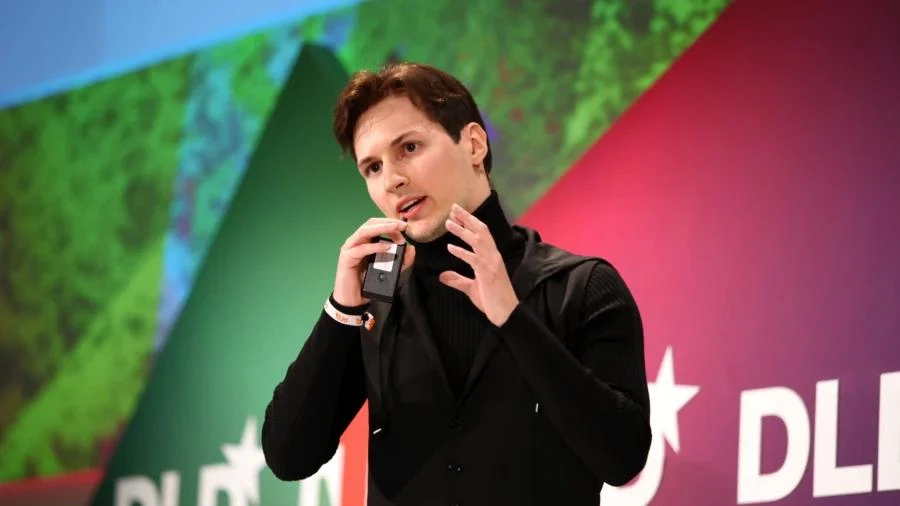 Pavel Durov phát biểu tại hội nghị Thiết kế cuộc sống số (DLD) tại Diễn đàn HVB ở Munich, Đức, năm 2012. (Nadine Rupp/Getty Images)