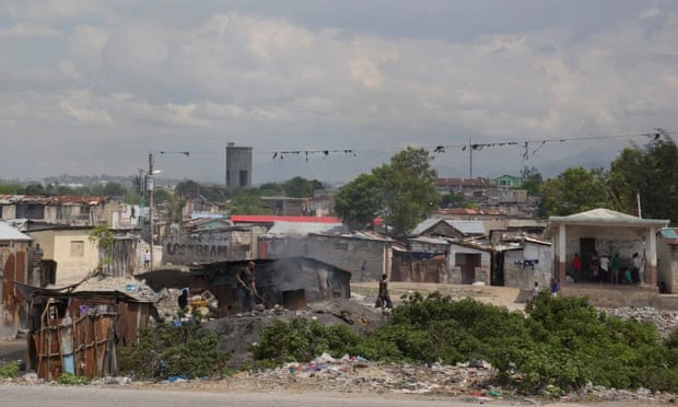 Cité Soleil, Port au Prince, nơi xảy ra vụ thảm sát. Ảnh: Phil Clarke Hill/The Guardian