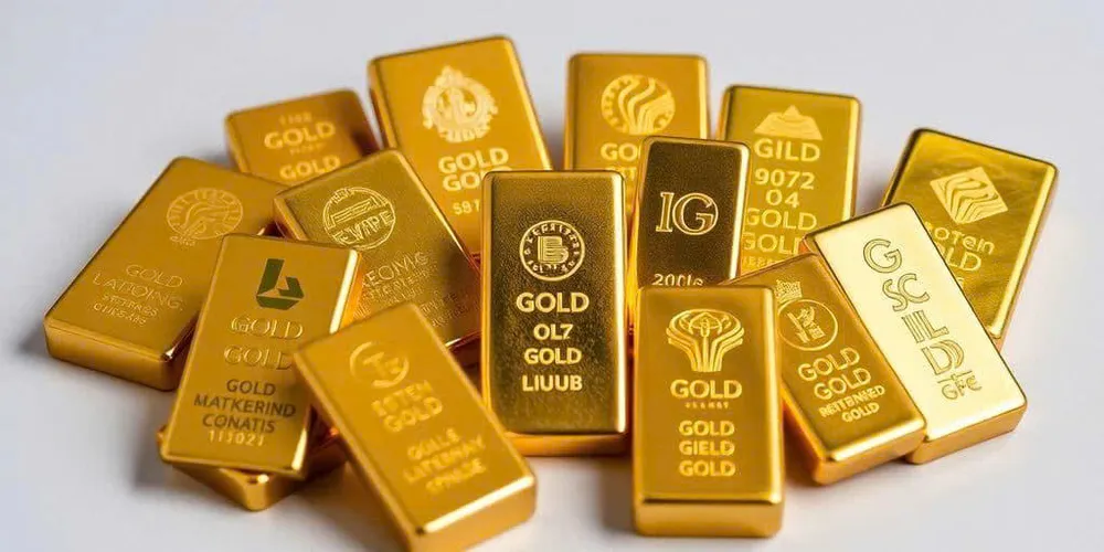 Vàng giảm hơn 1% từ mức đỉnh 4 tuần