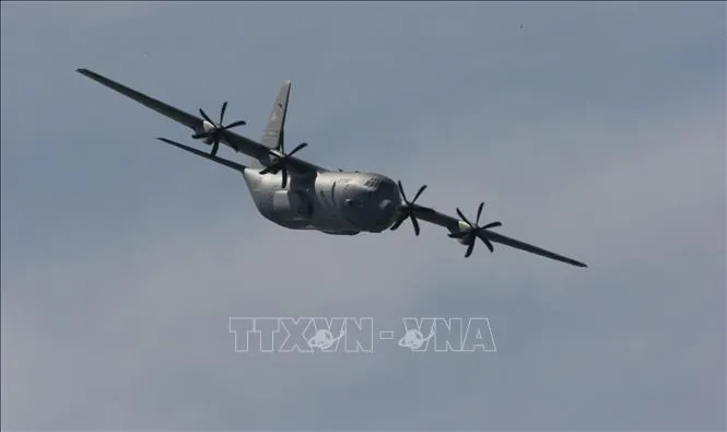 Máy bay vận tải quân sự C-130 Hercules. Ảnh: TTXVN