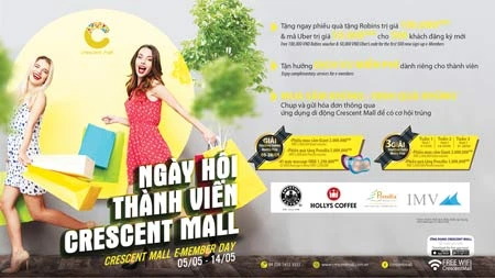 Khám phá ngàn ưu đãi tại ngày hội thành viên Crescent mall