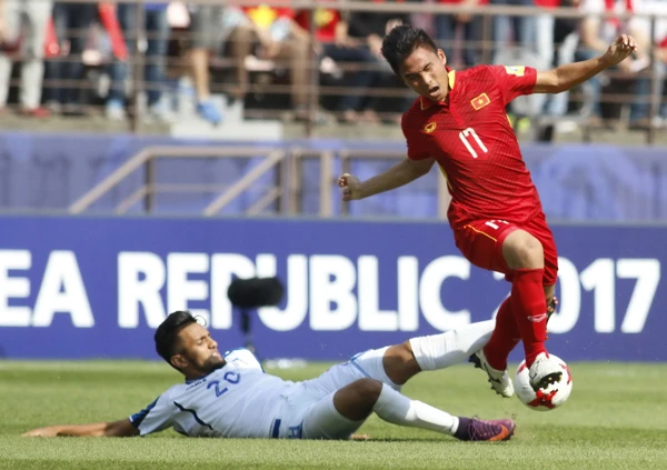 Thất bại 0-2 trước Honduras ở lượt đấu cuối khá tiếc cho thầy trò HLV Hoàng Anh Tuấn. Ảnh: Anh Khoa