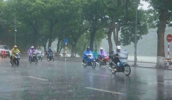 Bắc bộ sẽ có mưa rào xuất hiện sau những ngày nắng nóng