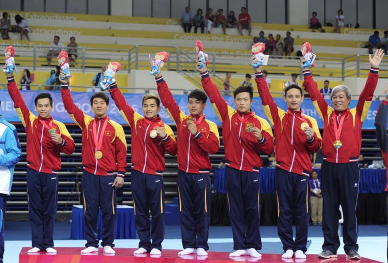 Mức thưởng cho các VĐV tại SEA Games 29 sẽ không thay đổi. Ảnh: Nhật Anh