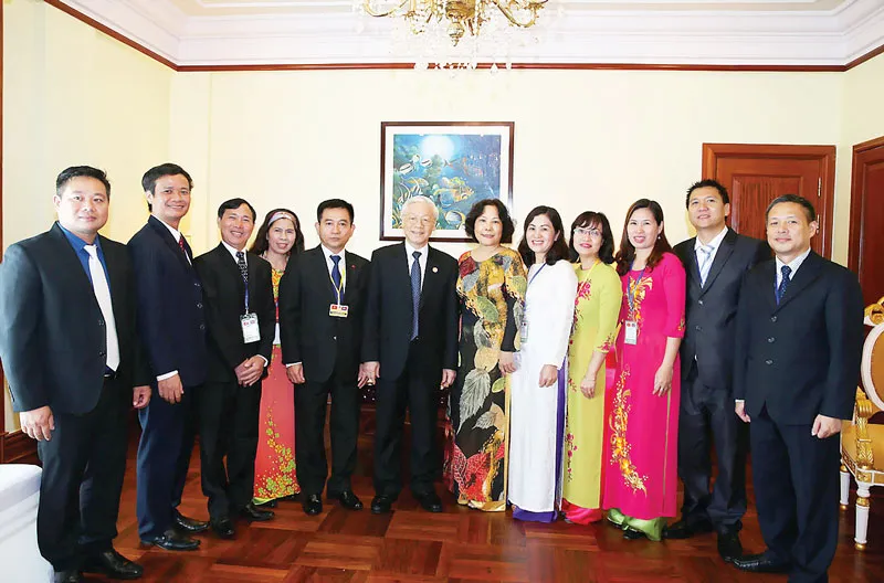Tổng Bí thư Nguyễn Phú Trọng kết thúc tốt đẹp chuyến thăm cấp Nhà nước Vương quốc Campuchia ảnh 1 Tổng Bí thư Nguyễn Phú Trọng kết thúc tốt đẹp chuyến thăm cấp Nhà nước Vương quốc Campuchia ảnh 1