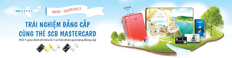 Trải nghiệm đẳng cấp cùng thẻ SCB Mastercard