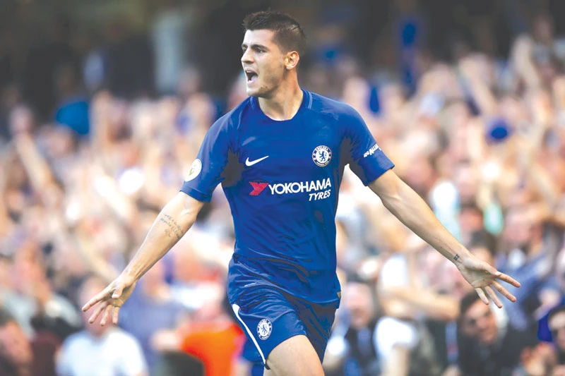 Alvaro Morata đang nhập cuộc rất nhanh và tỏa sáng cùng Chelsea.